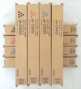 Genuine Ricoh Savin Lanier Toner 2 SETS MPC6003 MPC5503 MPC4503 MPC6004 - Afbeelding 1 van 1