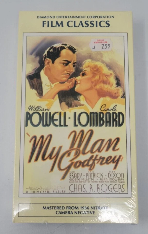 My Man Godfrey (mastered From 1936 Nitrate Camera NEGAT William Powell Primary