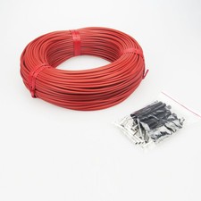 100M 12K Heating Carbon Fiber Floor Wire Warm Underfloor Infrared Wire 220V 33