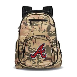 Atlanta Braves Laptop Backpack CAMO - Picture 1 of 2