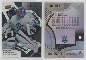2021-22 Upper Deck Allure Black Rainbow Philipp Grubauer #92