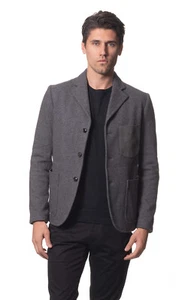 AUSTRALIA DESIGNER Men's Wool Casual Blazer - Grey - Italian Fabric - Picture 1 of 3