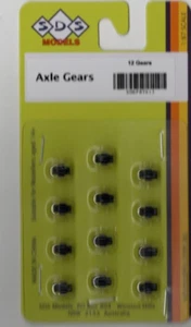 SDS MODELS AXLES GEARS SUITS MOST AUSTRALIAN LOCOMOTIVES EXCEPT T, Y & P CLASS - Picture 1 of 1