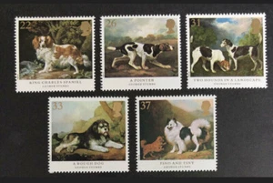 GB 1991 Dogs: George Stubbs paintings set SG 1531-1535 MNH mint *COMBINED POST - Picture 1 of 1
