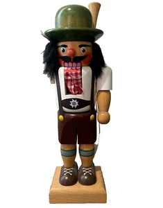 Christian Ulbricht German Nutcracker Holzkunst Bavarian Beer Missing hand - Picture 1 of 6