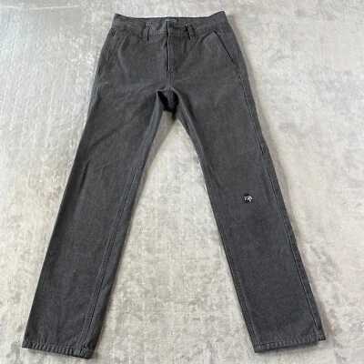 Levis Jeans Mens 29x30 Gray Denim Hybrid Utility Straight Slash Pockets 27x28 - Image 1 of 4