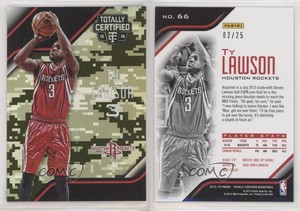 2015-16 Panini Totally Certified Mirror Camo /25 Ty Lawson #66