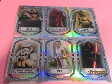 2022 TOPPS FINEST STAR WARS 12 REFRACTORS STORMTROOPER REY BB-8 MAUL SYNDULLA