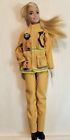 2019 Mattel 60th YOU CAN BE ANYTHING BARBIE #GFX29 Firefighter Doll EUC C314G 