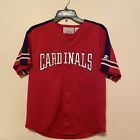 Vtg Starter St Louis Cardinals Mark McGuire Sewn Jersey  Youth Size Large 25