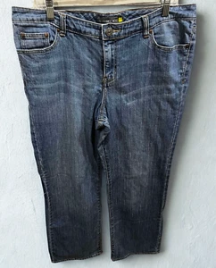 Venezia Jeans Womens 3 Stretch Bootcut Blue High Rise Y2K Western Festival Denim - Picture 1 of 7