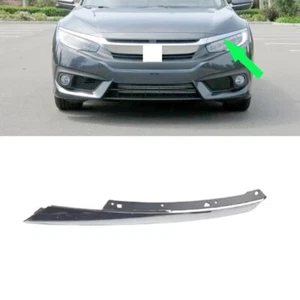 1x For Honda Civic 2016 2017 2018 2019 2020 Front Headlight Left LH Upper Frame - Imagen 1 de 1