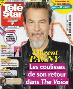 TELE STAR n°2504 28/09/2024 Florent Pagny/ Marie-Anne Chazel/ "HPI" A.Fleurot - Imagen 1 de 5