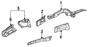 Genuine GM Rail Assembly E/Cmpt Upper 21080904 - Picture 1 of 1