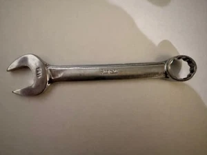 SNAP ON OEX220 11/16" SAE Short Combination Wrench 12 Point Chrome Vintage USA - Picture 1 of 2
