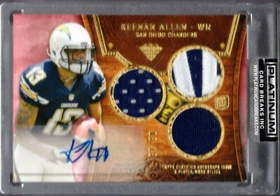 2013 Triple Threads Triple Patch RPA /15 Keenan Allen Auto RC - Image 1 of 2