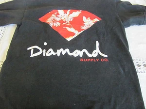 Diamond SUPPLY TEE BLACK SMALL TROPICAL - Picture 1 of 2