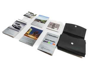 2013 MERCEDES ML550 (W166) 4.6L OWNERS MANUAL BOOKLET SET w/ BLACK LEATHER CASE - Picture 1 of 11