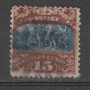 US # 119 VF used stamp series 1869 cv= $ 200 - Picture 1 of 2