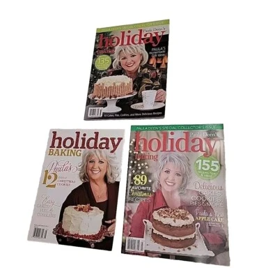 3 PAULA DEEN'S Holiday Baking COLLECTOR'S ISSUE 2007, 2009, & 2012 Recipes - Image 1 of 4