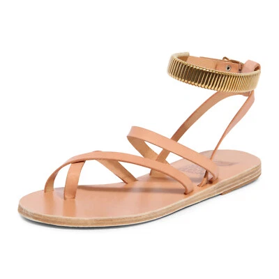 I0865 women's sandal ANTIQUE GREEK SANDALS OHIA vintage effect woman  - Image 1 of 4