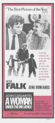A WOMAN UNDER THE INFLUENCE Movie POSTER 13 x 30 Peter Falk, Gena Rowlands, AA