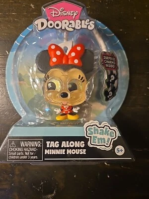 Clip de mochila Disney Doorables Minnie Mouse etiqueta a lo largo con dijes sorpresa (nuevo) Foto 1 de 3