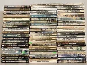 Louis Lamour 75 Book Lot Vintage Paperbacks Western Series Sacketts Classics - Imagen 1 de 15
