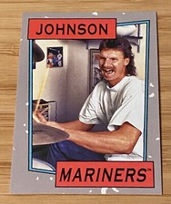 Randy Johnson, Seattle Mariners, 2021 Topps TBT #102, Design 1985 Duran Duran