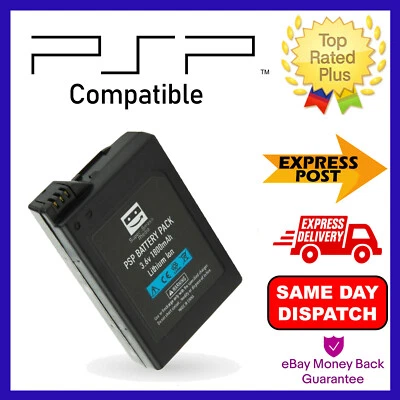 REPLACEMENT BATTERY FOR SONY PSP 1000 1001 1002 1003 1004 HIGH QUALITY - NEW