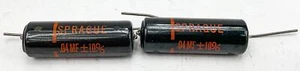 Sprague 0.04 uf 600 VDC Black Beauty Capacitors 2x NOS - Bild 1 von 2