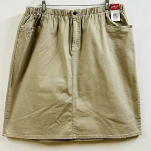 Chic Women 26 W Classic Collection Plus Stretch Elastic Waist Skirt With Zipper - Picture 1 of 10