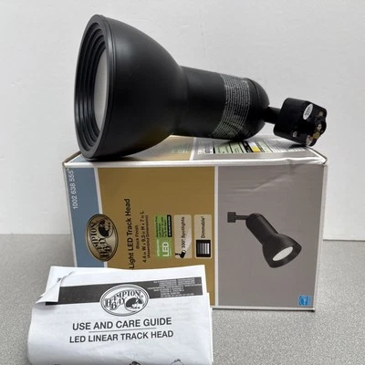 Hampton Bay 1-Light Black Finish LED Track Head 1002-638-555 - Image 1 of 4