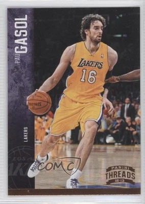 2012-13 Panini Threads Pau Gasol #66 HOF - Image 1 of 2