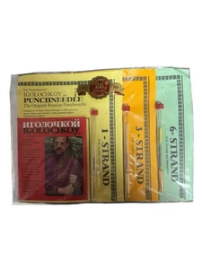 Igolochkoy Russian Punch Needle Sticknadel 1 3 & 6 Strang Einfädler Nadeln - Bild 1 von 6