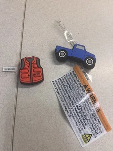 Jibbitz Croc Shoe Charm, Lot Of 2, Truck and Vest - Picture 1 of 3