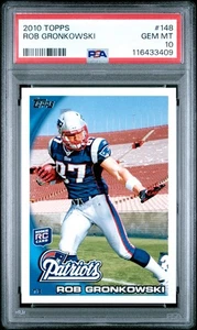 2010 Topps - Rob Gronkowski - Rookie PSA 10 - Bild 1 von 4