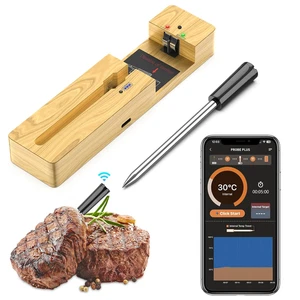 Funk Fleischthermometer Bluetooth mit Keramiksonde zum Grillen/Kochen/Grillen  - Bild 1 von 9