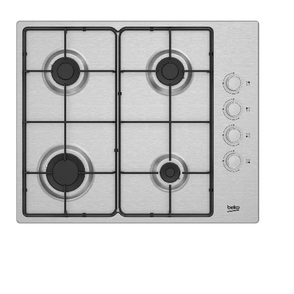 Beko Piano Cottura a Gas 7754783861 PIANO A GAS HIGG641C3SX 60CM 4 BRUC - Immagine 1 di 1