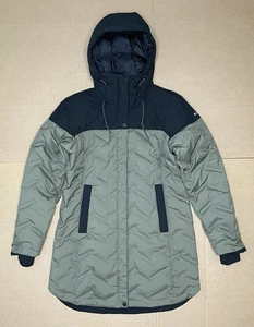 Piumino Columbia donna S Mountain Croo III metà 650 verde nero omni tech - Foto 1 di 11