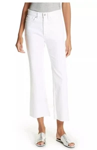 La Vie Rebecca Taylor Ines Kick Bootcut Jeans In Milk 25 - Picture 1 of 15