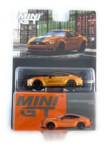 Mini GT 1:64 LB-Works Ford Mustang–LB Gold Diecast Model MGT00847-3F - Picture 1 of 9