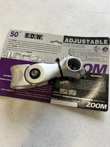 ZOOM S.D.W Adjustable STEM 1 1/8" threadless 25.4 100mm 0-50° - Picture 1 of 4