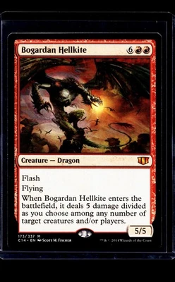 2014 MTG Magic The Gathering C14 Commander 2014 #173 Bogardan Hellkite - Image 1 of 2