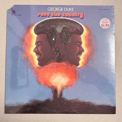 SEALED George Duke "Save The Country" LP Vinyl '70 1st US PACIFIC JAZZ Funk Rock - Image 1 of 4