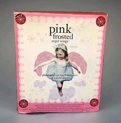 Philosophy Rosa Champú Esmerilado Loción de Ducha y Brillo de Labios Set Lote de 3 piezas Difícil de Encontrar Foto 1 de 3