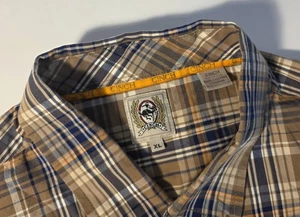 CInch Mens Size XL Brown Long Sleeve Button Down Western Rodeo Shirt - Picture 1 of 13