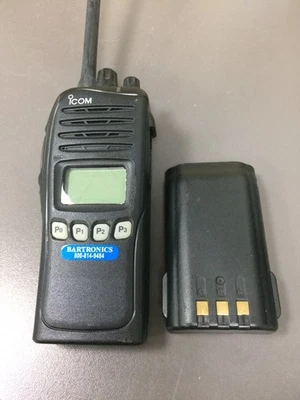 ICOM IC-F3161S, 5W, VHF 136-174 MHz, Antenna, USED Battery, Programmed, NO CHARG - Image 1 of 4