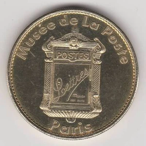 NO DATE TOKEN MEDAILLE ARTHUS BERTRAND  -- 75 015 MUSEE DE LA POSTE PARIS - Picture 1 of 2