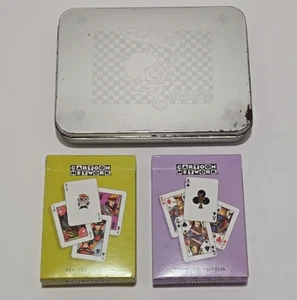 Pack de 2 cartas y lata de Cartoon Network - nuevas nunca usadas - Imagen 1 de 6